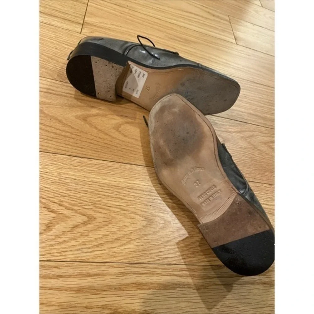 VERO CUOIO EU Size 37 Made In Italy Gray Dress Shoes Men       203‎